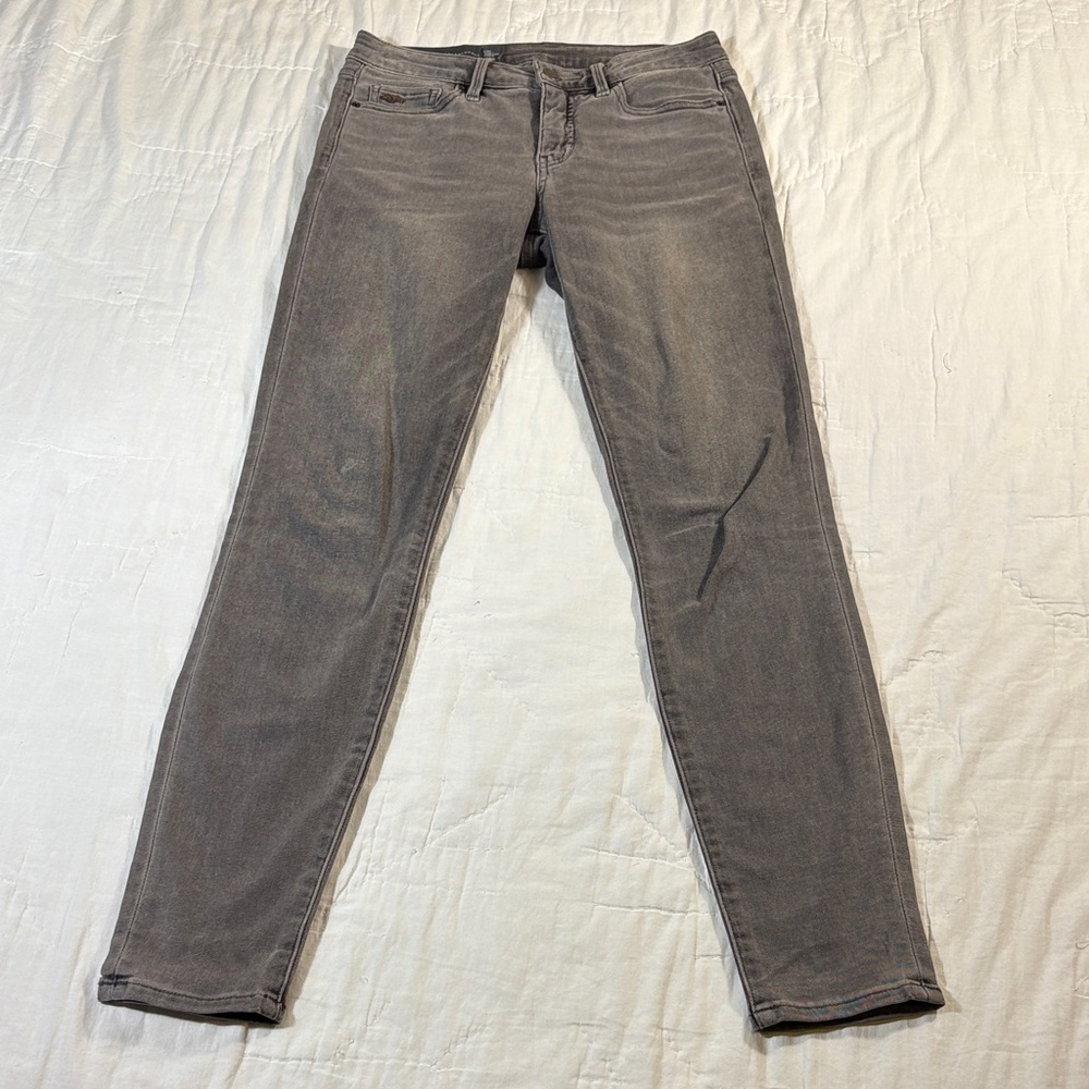 Armani Exchange Super Skinny Jeans Size 26R Grey Washed Designer Denim Stretch